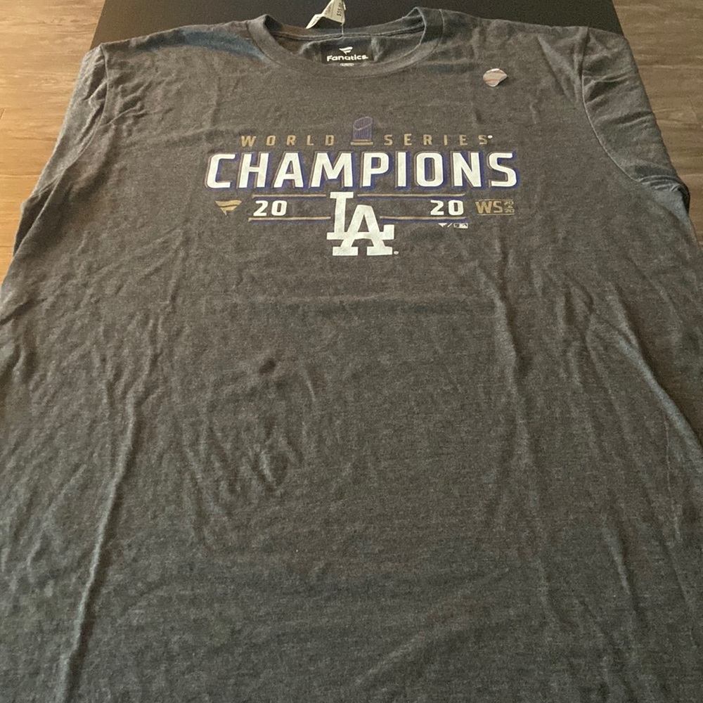 Dodgers 2020 World Series Champions Short Sleeve Tee